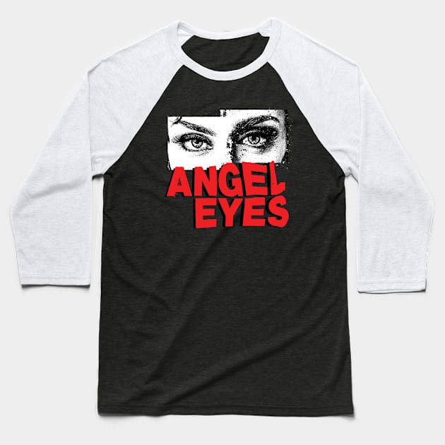 Angel Eyes Baseball T-Shirt by Spenceless Designz